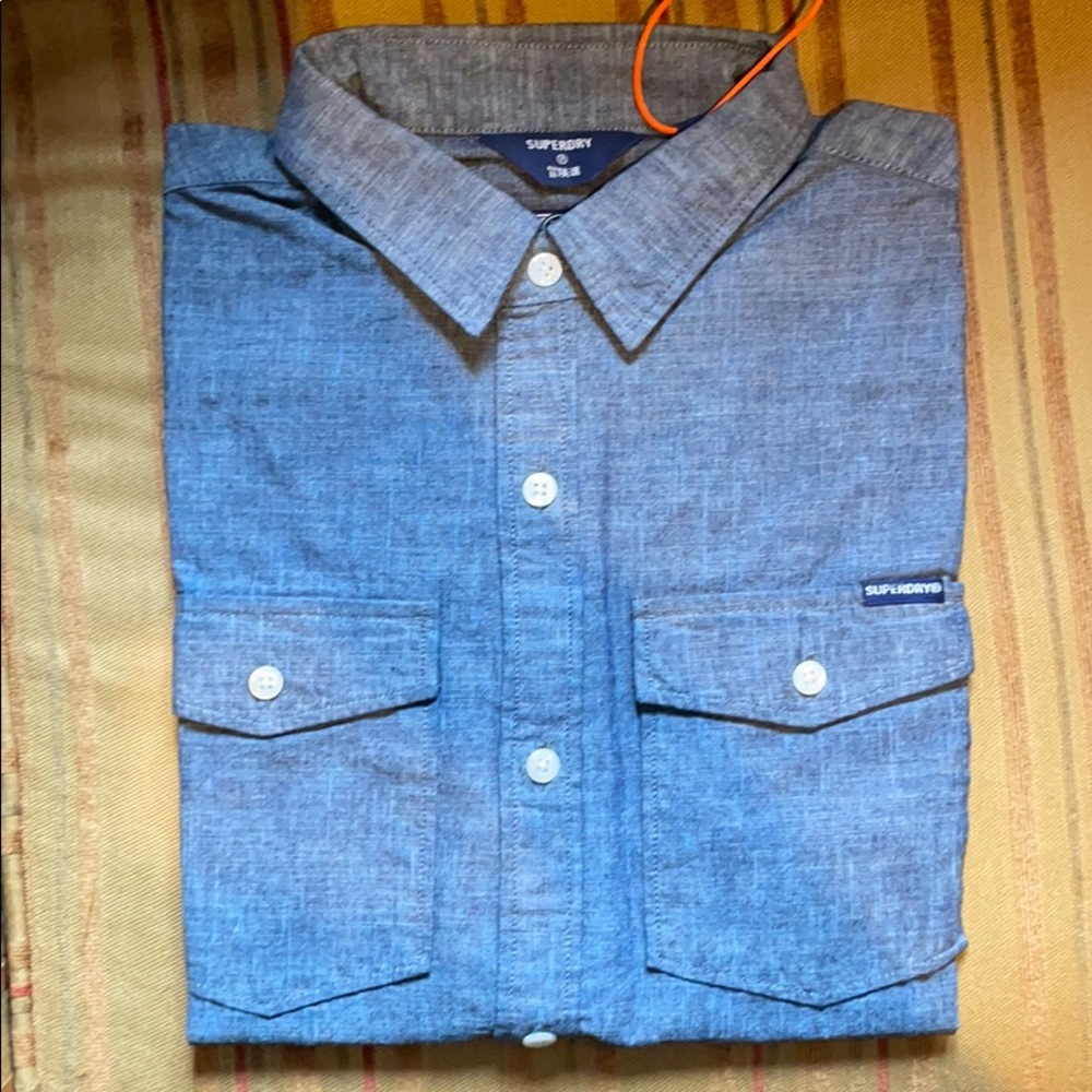 Super dry men’s collard shirt